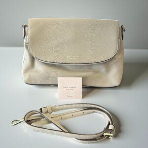 Kate Spade | Pale Grey | Large | Cross Body Polly Bag *NWOT